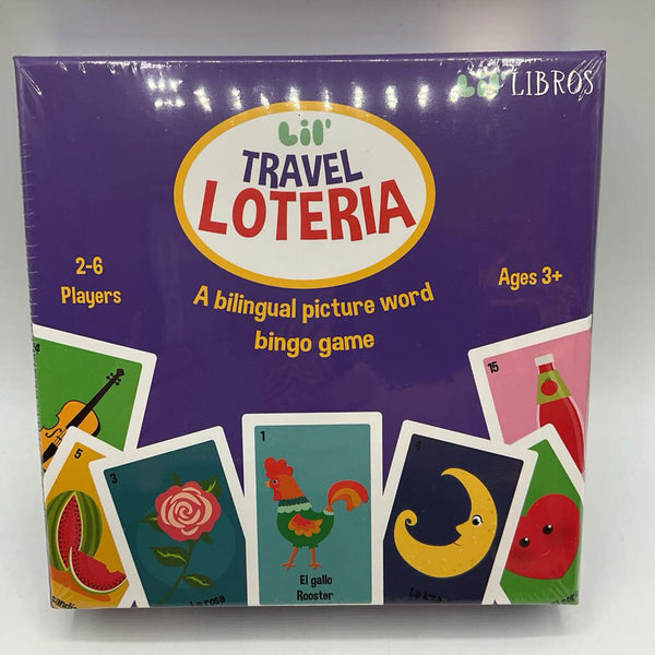 Lil' Loteria A Bilingual Picture Word Bingo Game NEW