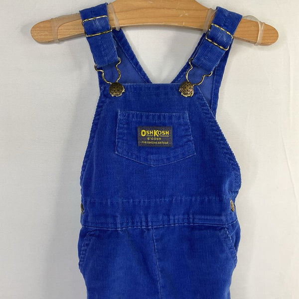 Size 2: OshKosh Blue Corduroy Overalls