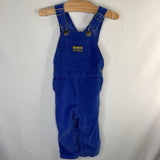 Size 2: OshKosh Blue Corduroy Overalls