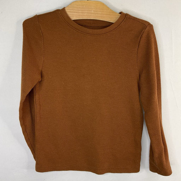 Size 4: Old Navy Brown Waffle Knit Long Sleeve Shirt