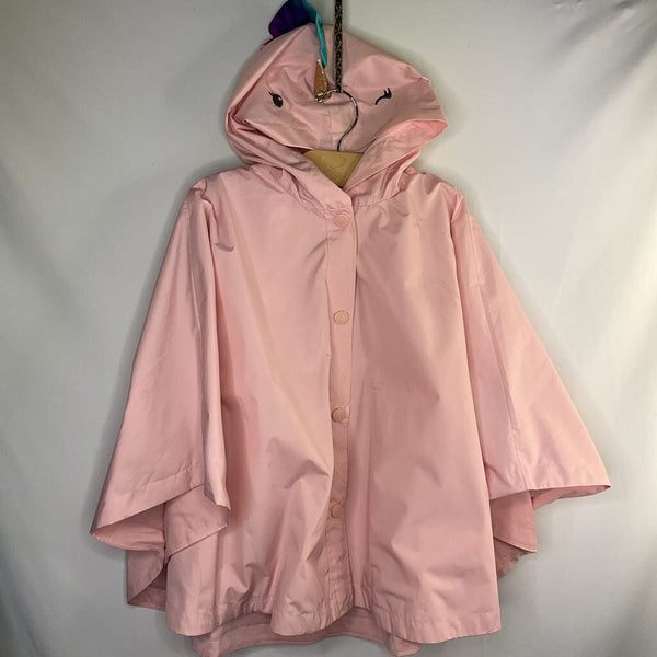 Size 6: London Fog Pink Unicorn Rain Poncho