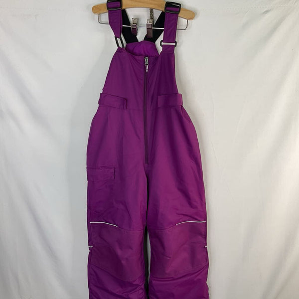 Size 8: Columbia Purple Snow Bib