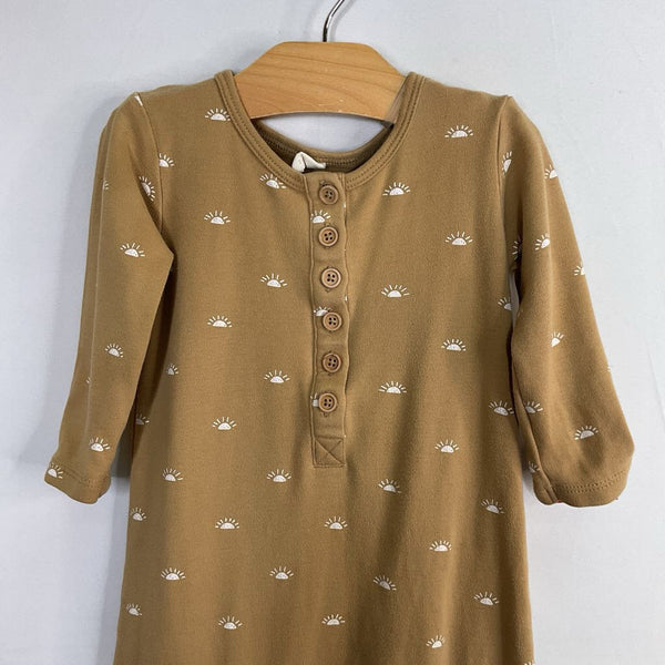 Size 12-18m: Quincy Mae Brown/White Sunrise Romper