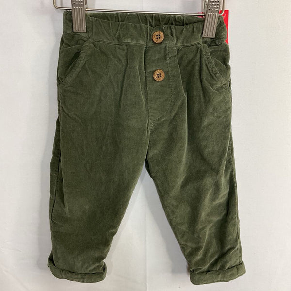 Size 12m: 1 + In the Family Green Corduroy Soft Waist Pants