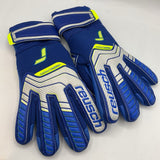 Reusch Attrakt Grip Evolution Finger Support Junior Soccer Goalkeeper Gloves