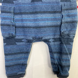 Size 3-6m: Tea Blue Southwestern Print Romper