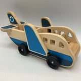 Melissa & Doug Wooden Airplane NO FIGURINES