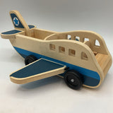 Melissa & Doug Wooden Airplane NO FIGURINES