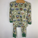 Size 12-18m Angel Dear Green National Parks Bamboo 2pc PJs