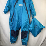 Size 2: Tuffo Muddy Buddy Blue Rain Suit