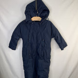 Size 4: The Company Store Navy Poly Fill Snowsuit