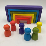Wooden Rainbow Stacker