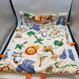 MovePlay Jungle Animals Fold Up Tummy Time Mat
