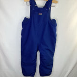 Size 3: Patagonia Blue Snow Bib