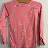 Size 5: Gap Pink/Rainbows 2pc PJs