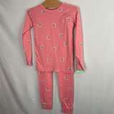 Size 5: Gap Pink/Rainbows 2pc PJs