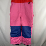 Size 5 (110): Hanna Andersson Pink/Yellow/Red Snow Bib