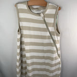 Size 18-36m: Ecolino Tan/White Striped Organic Cotton SleepSack