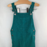 Size 3: Hanna Anderson Green Corduroy Overalls