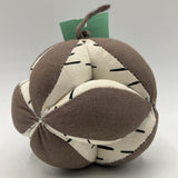 Gray/White Plush Ball