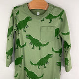 Size 12-18m: Tea Green Dinos Snap Romper