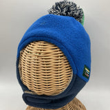 Size 2-4: LLBean Blue Fleece PomPom Beanie