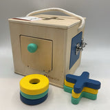 Panda Crate Wooden Montessori Lock Box