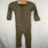 Size 18-24m: Kate Quinn Green Stars Waffle Knit Romper