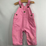 Size 6m: Carhartt Pink Overalls REDUCED