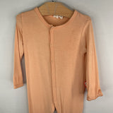 Size 6-12m: Kyte Orange Bamboo 1pc Snap-Up Footy PJs REDUCED