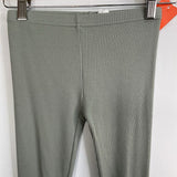 Size 8: Jamie Kay Green Ribbed Leggings