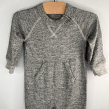 Size 6-12m: Gap Heathered Gray Sweatshirt Romper