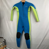 Size 7: Hevto Blue/Green Wetsuit
