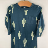 Size 9-12m: Tea Navy/White Cactus Romper