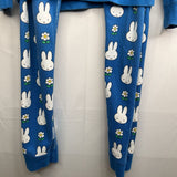 Size 10 (140): Hanna Andersson Blue/White Miffy 2pc PJs