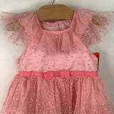 Size 18m: Jona Michelle Pink Polka Dot Ruffled Tank Dress