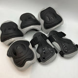6pc Gray/Black Pads/Guard Set