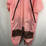 Size 18m: Tuffo Pink/Brown Muddy Buddy Rain Suit