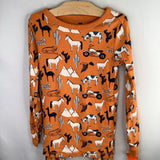 Size 10: Tea Orange/Blue Desert Travels 2pc PJs
