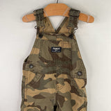 Size 9-12m: OshKosh Brown/Green Camo Overalls