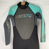 Size 6-7: O'Neill Black/Blue Wetsuit w/UV 50+ Protection