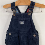 Size 18m: OshKosh Blue Flannel Lined Corduroy Overalls