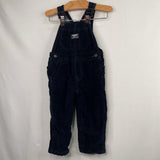 Size 18m: OshKosh Blue Flannel Lined Corduroy Overalls
