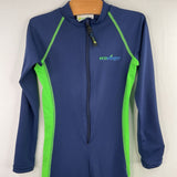 Size 6: Ecostinger Blue/Green 1pc Full-Body Swimsuit