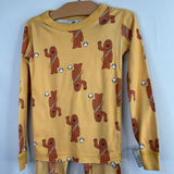 Size 5 (110): Hanna Andersson x Star Wars Yellow/Brown Chewbacca Organic Cotton 2pc PJs