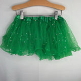 Size 2-4: Green Sparkle Stars Tulle Tutu
