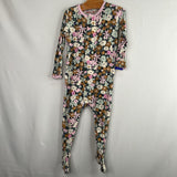 Size 12-18m: MagneticMe Pink/Multi Floral Bamboo 1pc PJs