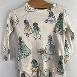 Size 12-18m: Gap White Disney Princess 2pc PJs