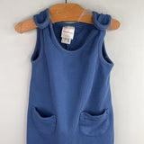 Size 3-6m (60): Hanna Andersson Blue French Terry Overalls