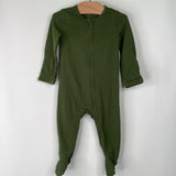 Size 3-6m: Kate Quinn Green 1pc Footy PJs